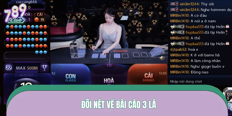 Đôi nét về bài cào 3 lá